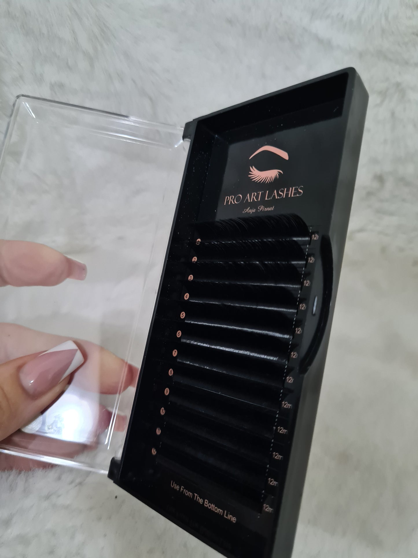 Trepalnice Pro art lashes 0.07, M krivulja